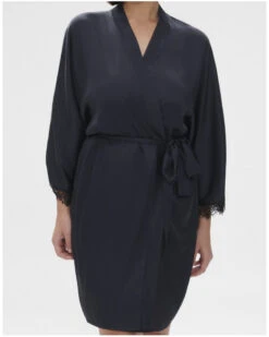 Simone Perele Kimono Mi-long Simone Pérèle Satin Secrets (Pleine Lune)