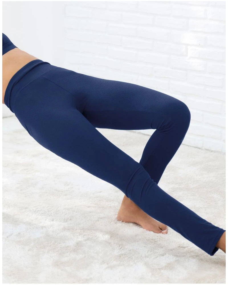 Legging Antigel En Mode Yoga (Bleu Yoga) 3 Legging Antigel En Mode Yoga (Bleu Yoga) – Image 3