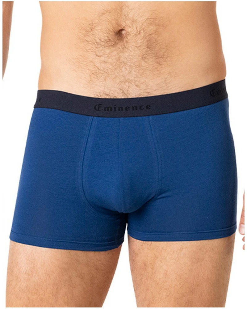 Lot De 2 Boxers Coton Eminence Daily Fait En France (Marine/Bleu) 2 Lot De 2 Boxers Coton Eminence Daily Fait En France (Marine/Bleu) â Image 2