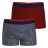 Lot De 2 Boxers Coton Eminence Daily Fait En France (Marinière/Rouille)