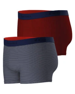 Lot De 2 Boxers Coton Eminence Daily Fait En France (Marinière/Rouille) -Sloggi Soldes Boutique lot de 2 boxers coton eminence daily fait en france mariniererouille 3