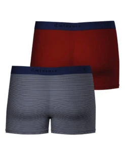 Lot De 2 Boxers Coton Eminence Daily Fait En France (Marinière/Rouille) -Sloggi Soldes Boutique lot de 2 boxers coton eminence daily fait en france mariniererouille 4