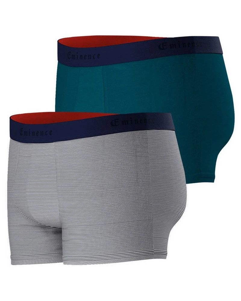 Lot De 2 Boxers Eminence Business (Marinière/Bleu Cobalt) 8 Lot De 2 Boxers Eminence Business (Marinière/Bleu Cobalt) – Image 8
