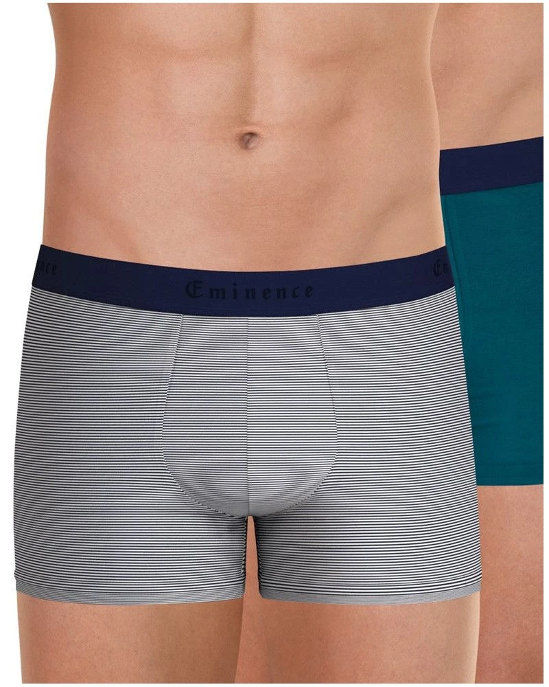 Lot De 2 Boxers Eminence Business (Marinière/Bleu Cobalt) 1 Lot De 2 Boxers Eminence Business (Marinière/Bleu Cobalt)