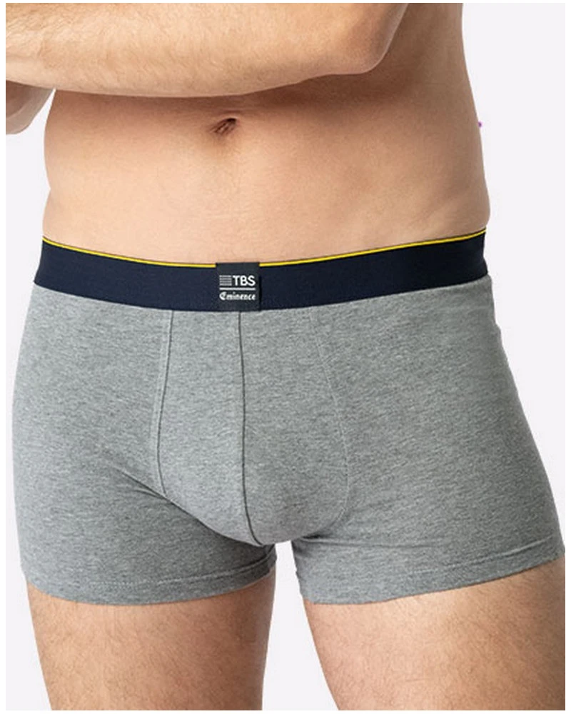 Lot De 2 Boxers En Coton Eminence X TBS Sailor (Gris Chiné/Marinière) 2 Lot De 2 Boxers En Coton Eminence X TBS Sailor (Gris Chiné/Marinière) – Image 2