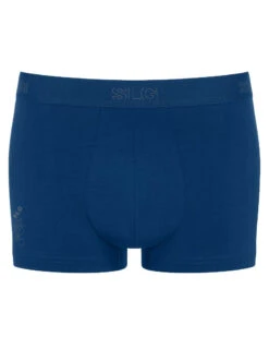 Lot De 2 Boxers En Coton Sloggi SLG Base (Bleu/Gris) -Sloggi Soldes Boutique lot de 2 boxers en coton sloggi slg base bleugris 6