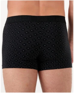 Lot De 2 Boxers HO1 Coton HOM Neels (Noir/Imprimé Noir) 12 Lot De 2 Boxers HO1 Coton HOM Neels (Noir/Imprimé Noir) -Sloggi Soldes Boutique lot de 2 boxers ho1 coton hom neels noirimprime noir 5