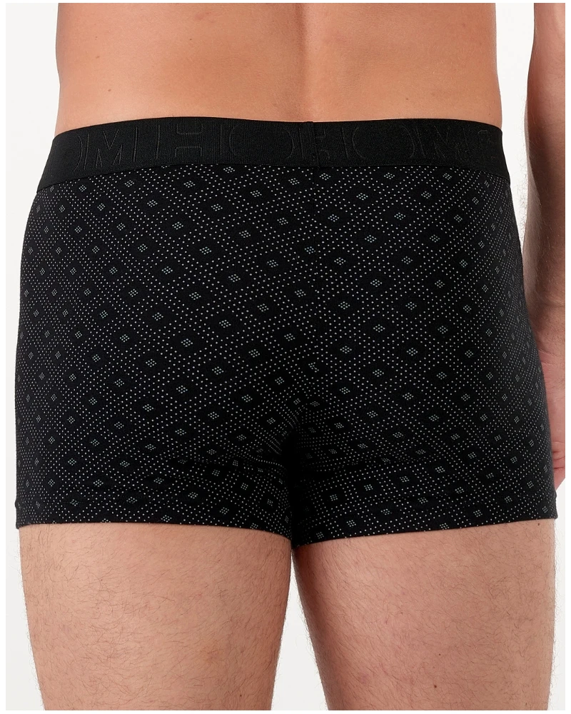 Lot De 2 Boxers HO1 Coton HOM Neels (Noir/Imprimé Noir) 6 Lot De 2 Boxers HO1 Coton HOM Neels (Noir/Imprimé Noir) – Image 6