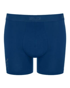 Lot De 2 Boxers Longs En Coton Sloggi SLG Base (Bleu/Gris) -Sloggi Soldes Boutique lot de 2 boxers longs en coton sloggi slg base bleugris 5