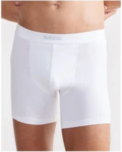 Lot De 2 Boxers Longs Sloggi For Men Ever Ease (Blanc) -Sloggi Soldes Boutique lot de 2 boxers longs sloggi for men ever ease blanc 2