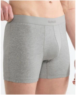 Lot De 2 Boxers Longs Sloggi For Men Ever Ease (Dark Grey Melange) 6 Lot De 2 Boxers Longs Sloggi For Men Ever Ease (Dark Grey Melange) -Sloggi Soldes Boutique lot de 2 boxers longs sloggi for men ever ease dark grey melange 2