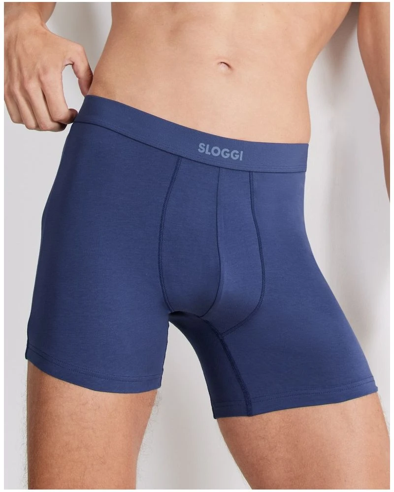 Lot De 2 Boxers Longs Sloggi For Men Ever Ease (Deep Cobalt) 3 Lot De 2 Boxers Longs Sloggi For Men Ever Ease (Deep Cobalt) – Image 3