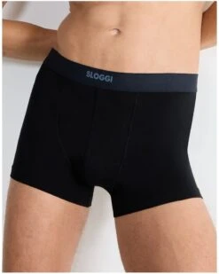 Lot De 2 Boxers Longs Sloggi For Men Ever Ease (Noir) -Sloggi Soldes Boutique lot de 2 boxers longs sloggi for men ever ease noir 2