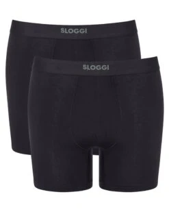 Lot De 2 Boxers Longs Sloggi For Men Ever Ease (Noir)