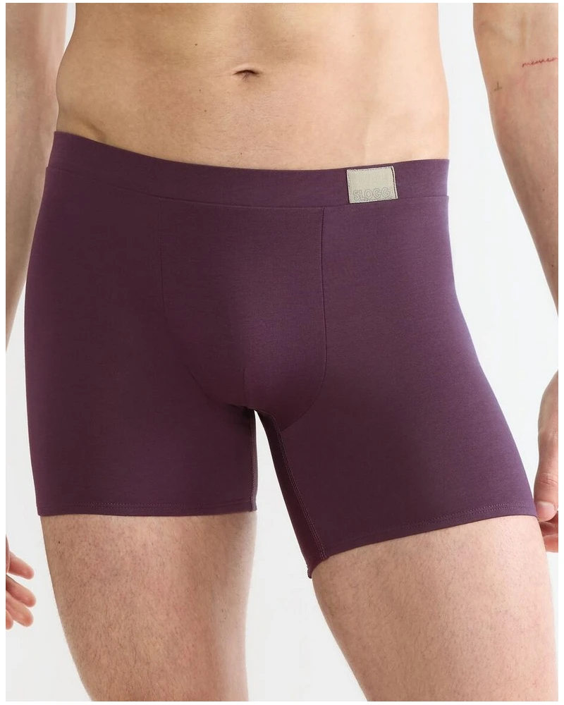 Lot De 2 Boxers Longs Sloggi For Men GO Natural (Multicolore) 2 Lot De 2 Boxers Longs Sloggi For Men GO Natural (Multicolore) – Image 2