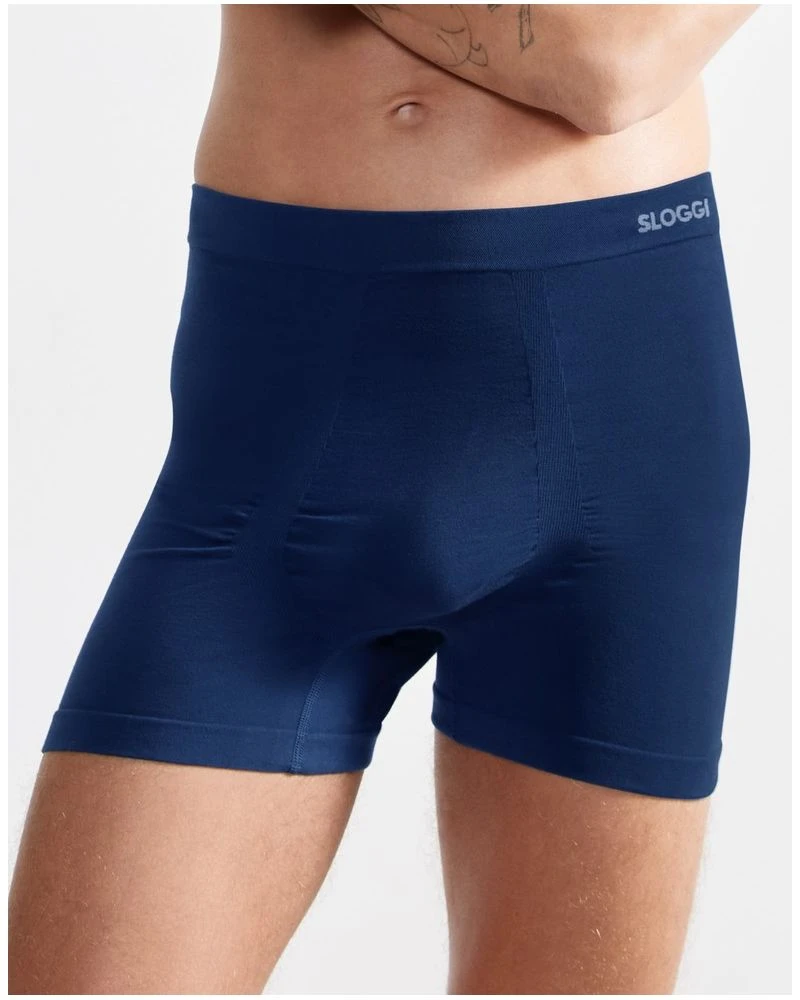 Lot De 2 Boxers Longs Sloggi For Men Go Smooth (Deep Water) 5 Lot De 2 Boxers Longs Sloggi For Men Go Smooth (Deep Water) – Image 5