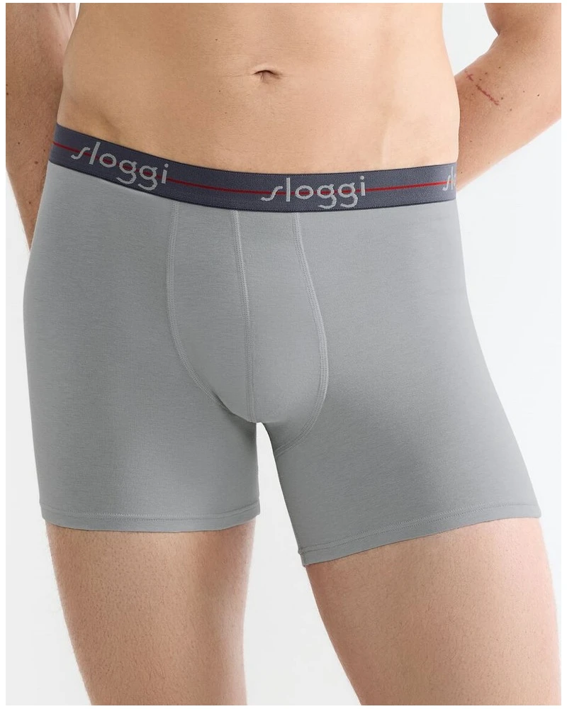 Lot De 2 Boxers Longs Sloggi For Men Start (Black Comb) 2 Lot De 2 Boxers Longs Sloggi For Men Start (Black Comb) – Image 2