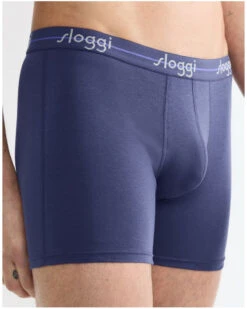 Lot De 2 Boxers Longs Sloggi For Men Start (Blue Comb) 10 Lot De 2 Boxers Longs Sloggi For Men Start (Blue Comb) -Sloggi Soldes Boutique lot de 2 boxers longs sloggi for men start blue comb 4