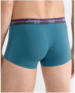 Lot De 2 Boxers Sloggi For Men Start (Turquoise/Dark Comb) -Sloggi Soldes Boutique lot de 2 boxers sloggi for men start turquoisedark comb 2