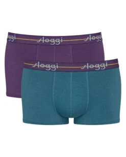 Lot De 2 Boxers Sloggi For Men Start (Turquoise/Dark Comb)