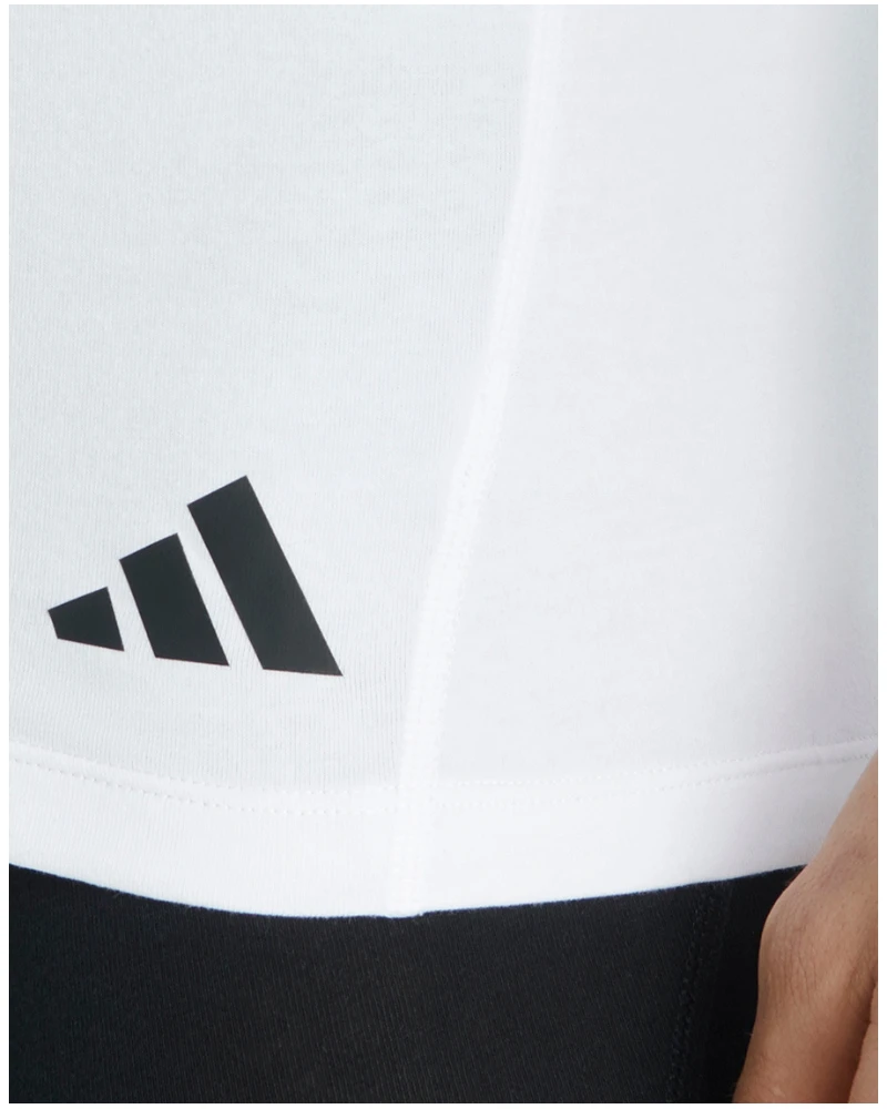 Lot De 2 Débardeurs Adidas Active Flex Coton Ergonomic (Blanc) 5 Lot De 2 Débardeurs Adidas Active Flex Coton Ergonomic (Blanc) – Image 5