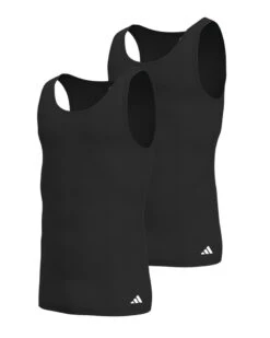 Lot De 2 Débardeurs Adidas Active Flex Coton (Noir)