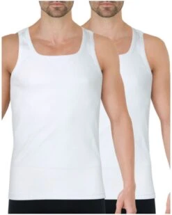 Lot De 2 Débardeurs Athena 100% Coton Bio (Blanc)