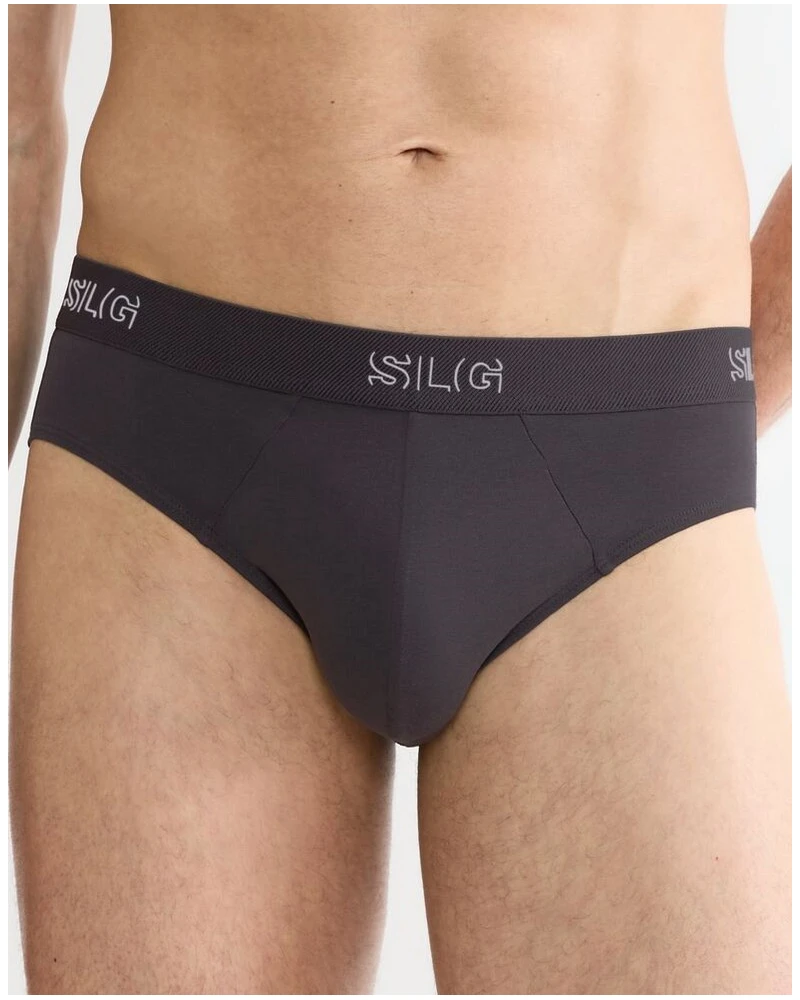 Lot De 2 Slips En Coton Sloggi SLG Base (Charcoal) 2 Lot De 2 Slips En Coton Sloggi SLG Base (Charcoal) – Image 2