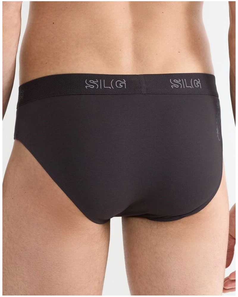 Lot De 2 Slips En Coton Sloggi SLG Base (Charcoal) 4 Lot De 2 Slips En Coton Sloggi SLG Base (Charcoal) – Image 4