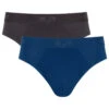 Lot De 2 Slips En Coton Sloggi SLG Base (Noir/Bleu)