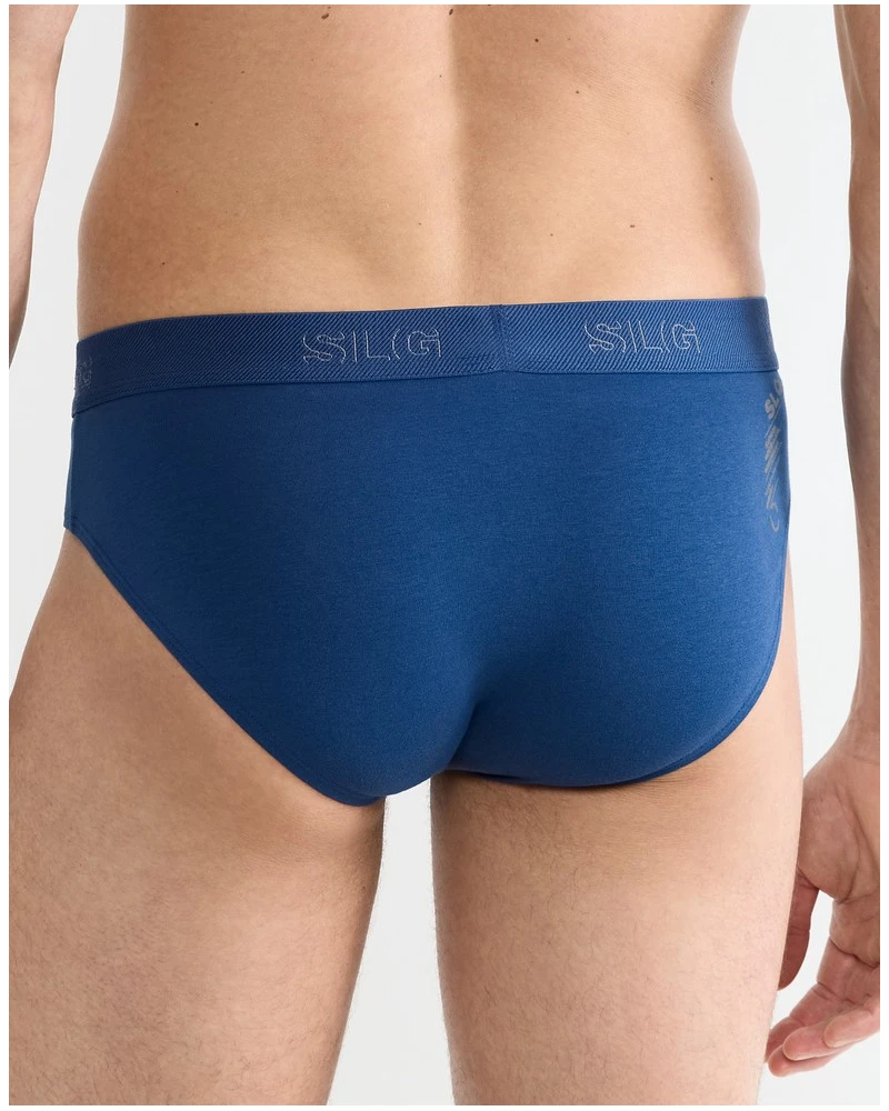 Lot De 2 Slips En Coton Sloggi SLG Base (Noir/Bleu) 3 Lot De 2 Slips En Coton Sloggi SLG Base (Noir/Bleu) â Image 3