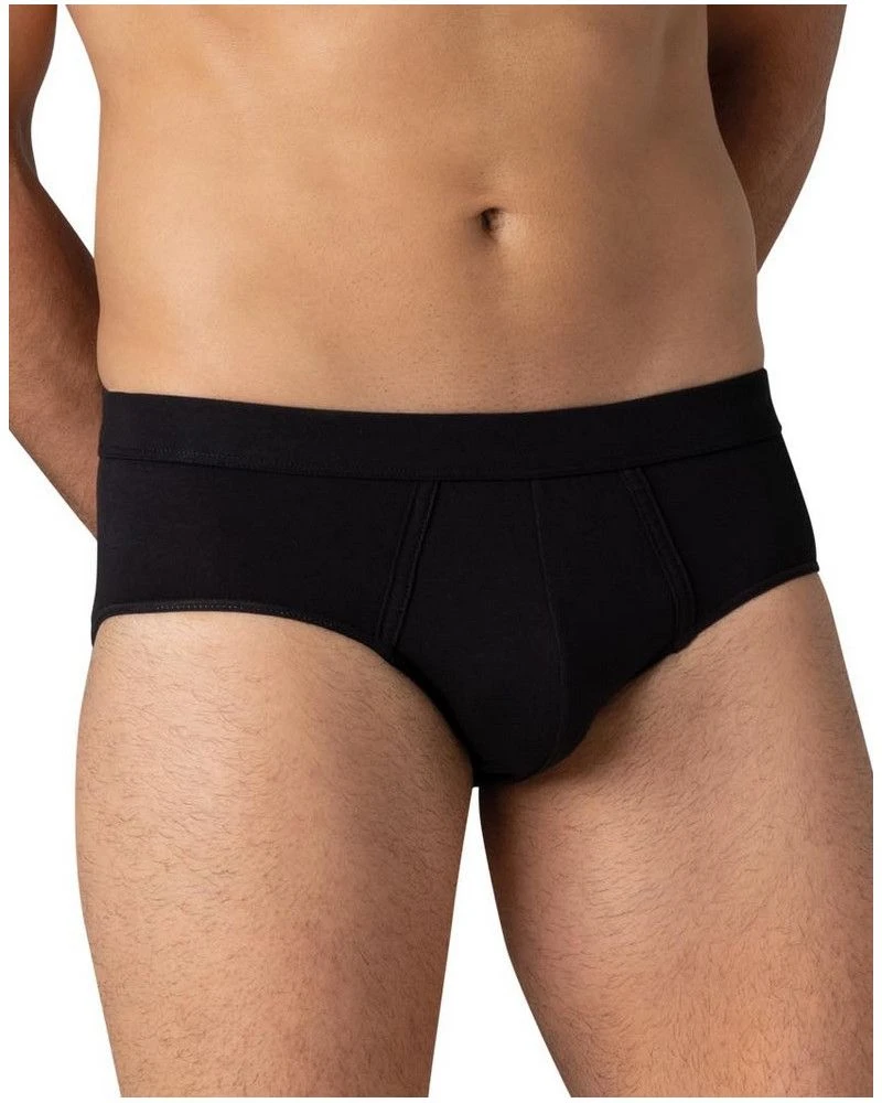 Lot De 2 Slips En Micro Coton Eminence (Noir / Gris Chiné) 2 Lot De 2 Slips En Micro Coton Eminence (Noir / Gris Chiné) – Image 2