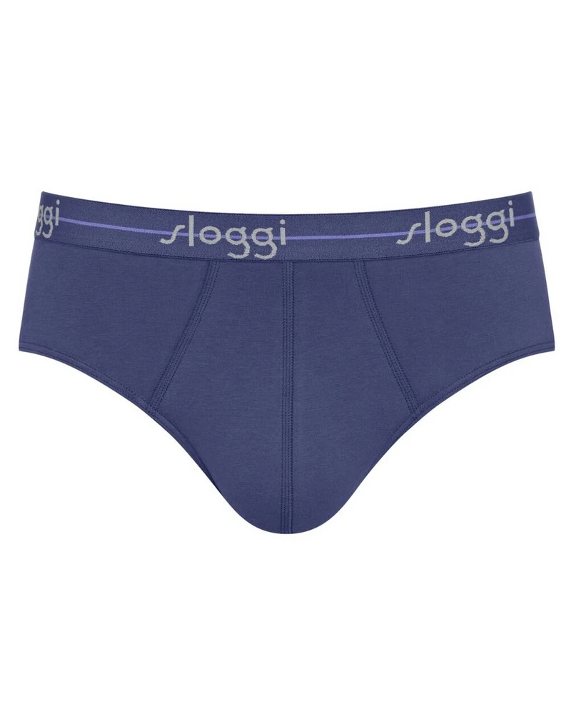 Lot De 2 Slips Midi Sloggi Men Start (Blue Comb) 4 Lot De 2 Slips Midi Sloggi Men Start (Blue Comb) – Image 4