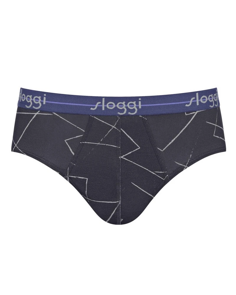 Lot De 2 Slips Midi Sloggi Men Start (Blue Comb) 6 Lot De 2 Slips Midi Sloggi Men Start (Blue Comb) – Image 6