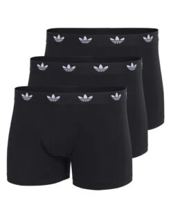 Lot De 3 Boxers Adidas Confort Flex Coton (Noir)