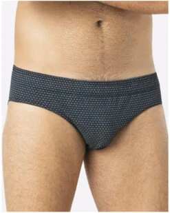 Lot De 3 Slips 100% Coton Eminence (Noir/Gris/Imprimé) -Sloggi Soldes Boutique lot de 3 slips 100 coton eminence noir gris imprime 6