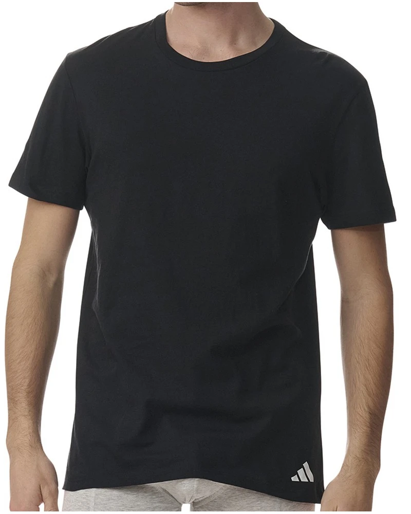 Lot De 3 T-shirts 100% Coton Adidas Active Core (Gris/Blanc/Noir) 5 Lot De 3 T-shirts 100% Coton Adidas Active Core (Gris/Blanc/Noir) – Image 5