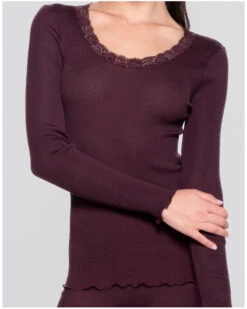 Maillot De Corps Manches Longues Leavers Oscalito 3416 (Cherry)