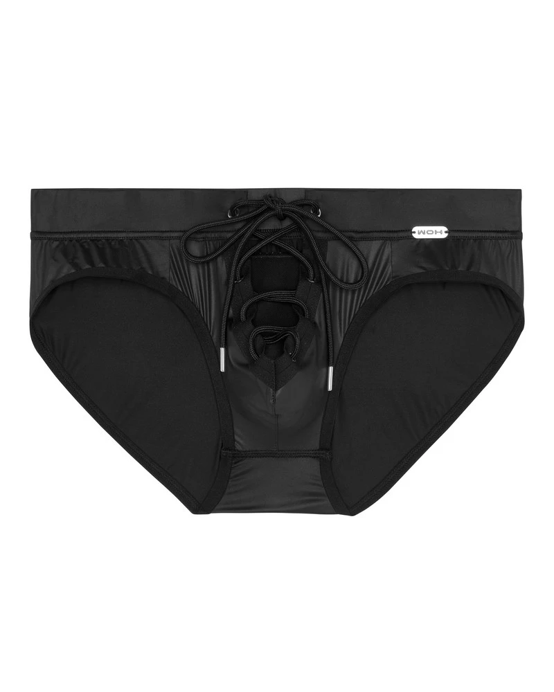 Mini Slip Laçage WOH Night Universe (Noir) 2 Mini Slip Laçage WOH Night Universe (Noir) – Image 2