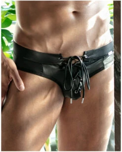 Mini Slip Laçage WOH Night Universe (Noir) 8 Mini Slip Laçage WOH Night Universe (Noir) -Sloggi Soldes Boutique mini slip lacage woh night universe noir 2