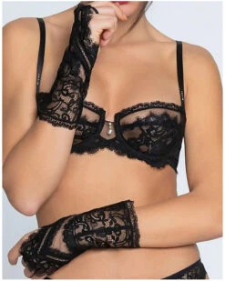 Mitaines Lise Charmel Désirs De Venise (Noir) -Sloggi Soldes Boutique mitaines lise charmel desirs de venise noir 4