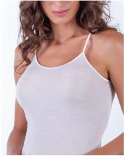 Moretta Bretelles Fines Débardeur Laine & Soie 5006