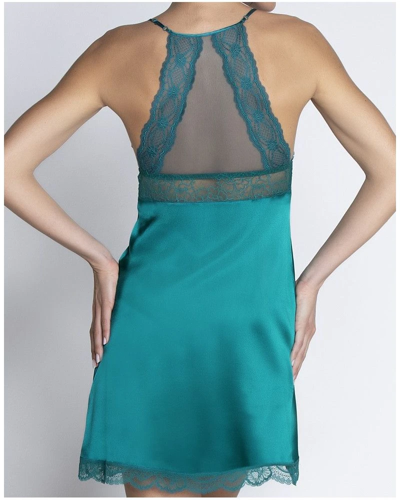 Nuisette En Soie Lise Charmel Sublime En Dentelle (Vert Princesse) 6 Nuisette En Soie Lise Charmel Sublime En Dentelle (Vert Princesse) – Image 6