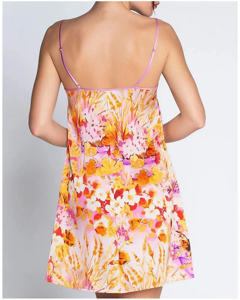 Nuisette Imprimée En Soie Lise Charmel Jardins De Lumière (Bouquet Lumière) 9 Nuisette Imprimée En Soie Lise Charmel Jardins De Lumière (Bouquet Lumière) – Image 9