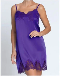 Nuisette Lise Charmel Splendeur Soie (Océan Bleu) -Sloggi Soldes Boutique nuisette lise charmel splendeur soie ocean bleu 3