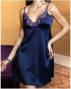 Nuisette Séduction En Soie Lise Charmel Déesse Désirs (Mauve Désir)