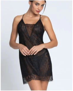 Nuisette Sexy Lise Charmel Charme Secret (Charme Noir) -Sloggi Soldes Boutique nuisette sexy lise charmel charme secret charme noir 2