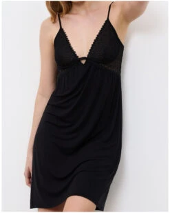 Nuisette Triumph Aura Spotlight Modal (Noir) -Sloggi Soldes Boutique nuisette triumph aura spotlight modal noir 4