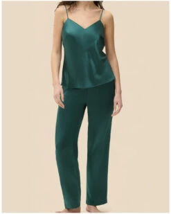 Simone Perele Pantalon 100% Soie Simone Pérèle Love Me (Emeraude) 7 Simone Perele Pantalon 100% Soie Simone Pérèle Love Me (Emeraude) -Sloggi Soldes Boutique pantalon 100 soie simone perele love me emeraude 3