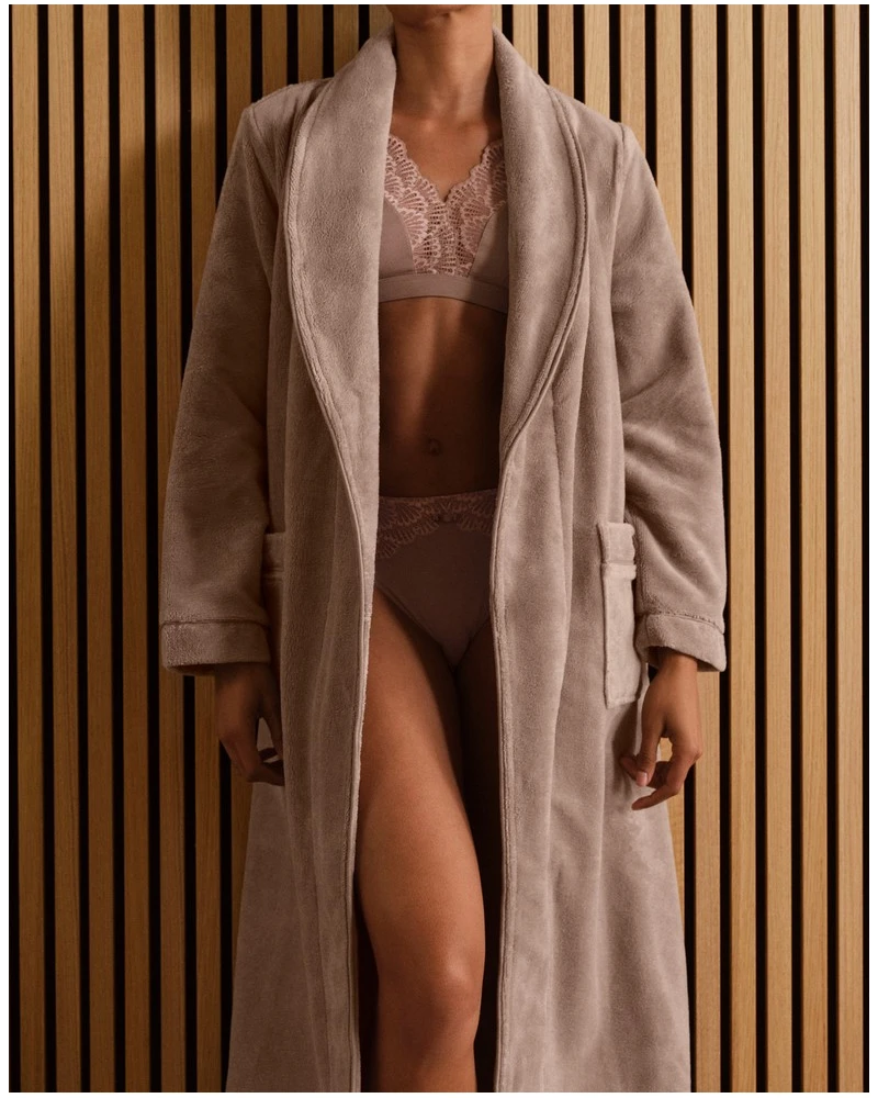Peignoir Calida Lounge Element (Beige Clay) 4 Peignoir Calida Lounge Element (Beige Clay) â Image 4